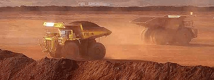 Железную руду тянет книзу