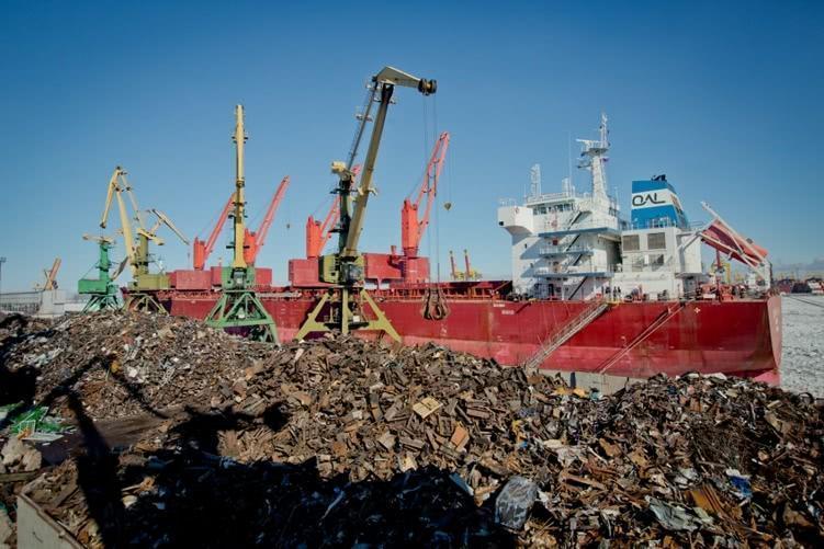 Импорт лома в Китае упал на 3,1%, главный экспортёр - Япония